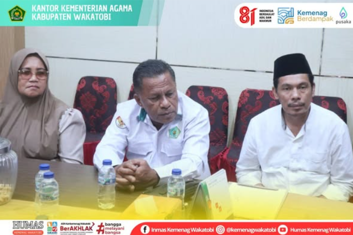 Kemenag Wakatobi Ikuti Rapat Persiapan Pelayanan Terpadu Isbat Nikah bagi Masyarakat